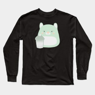 Mochi Bunny with Boba Long Sleeve T-Shirt